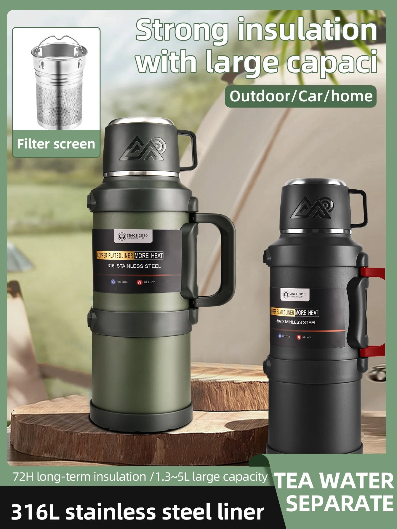 BOUTEILLE ISOTHERME - Camping Vacances