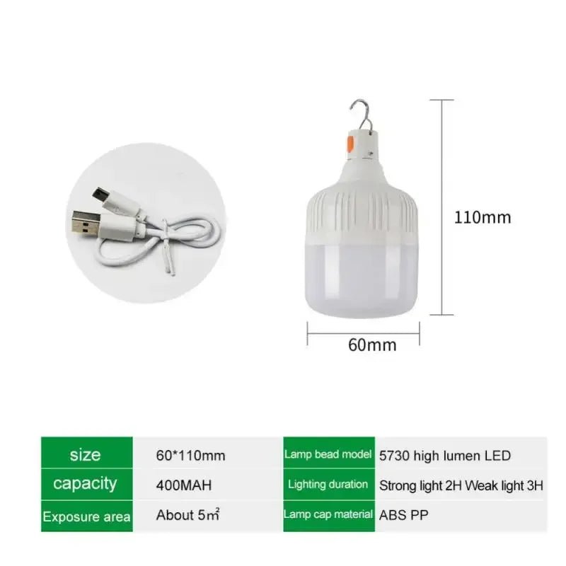 LAMPE RECHARGEABLE - Camping Vacances