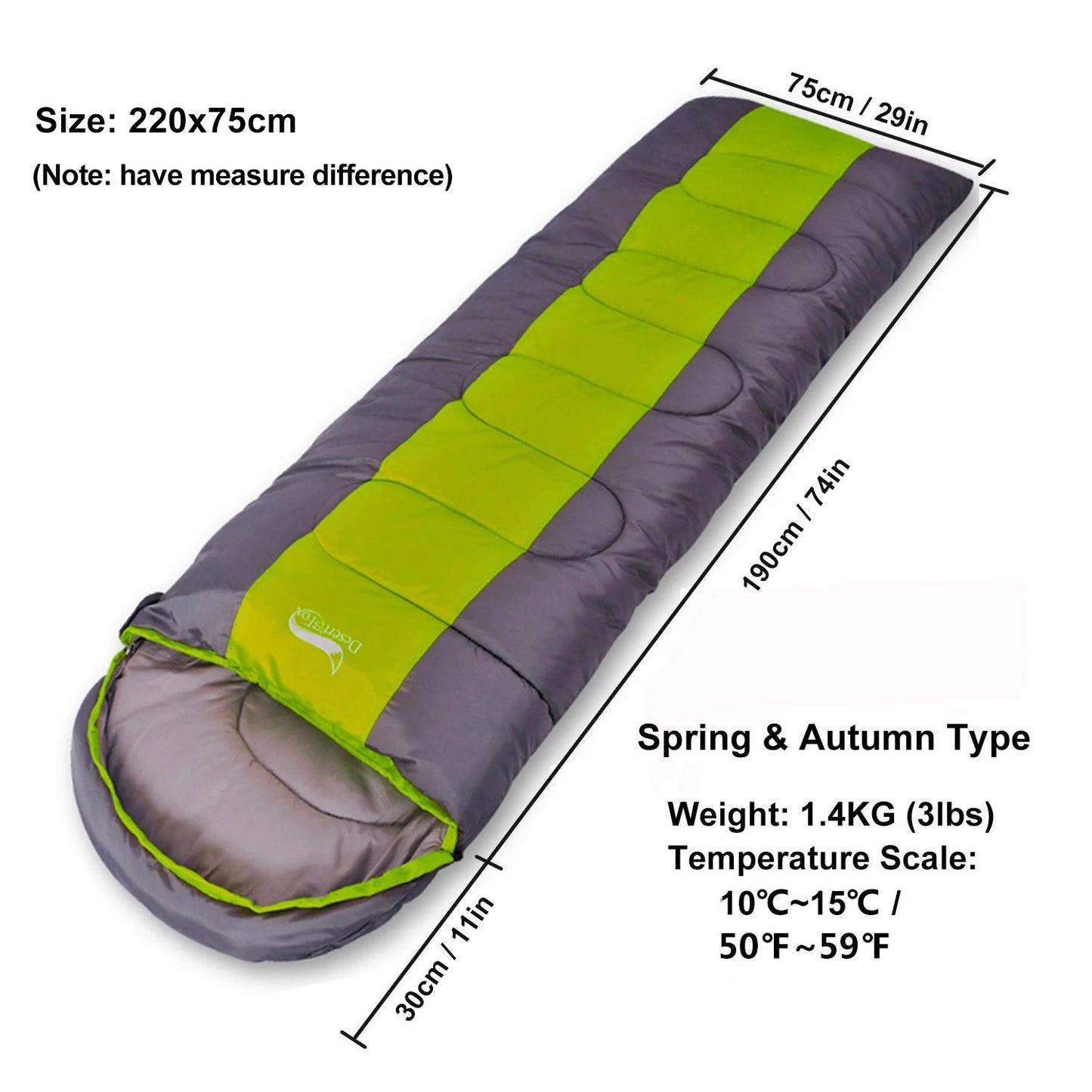 SAC DE COUCHAGE LEGER - Camping Vacances