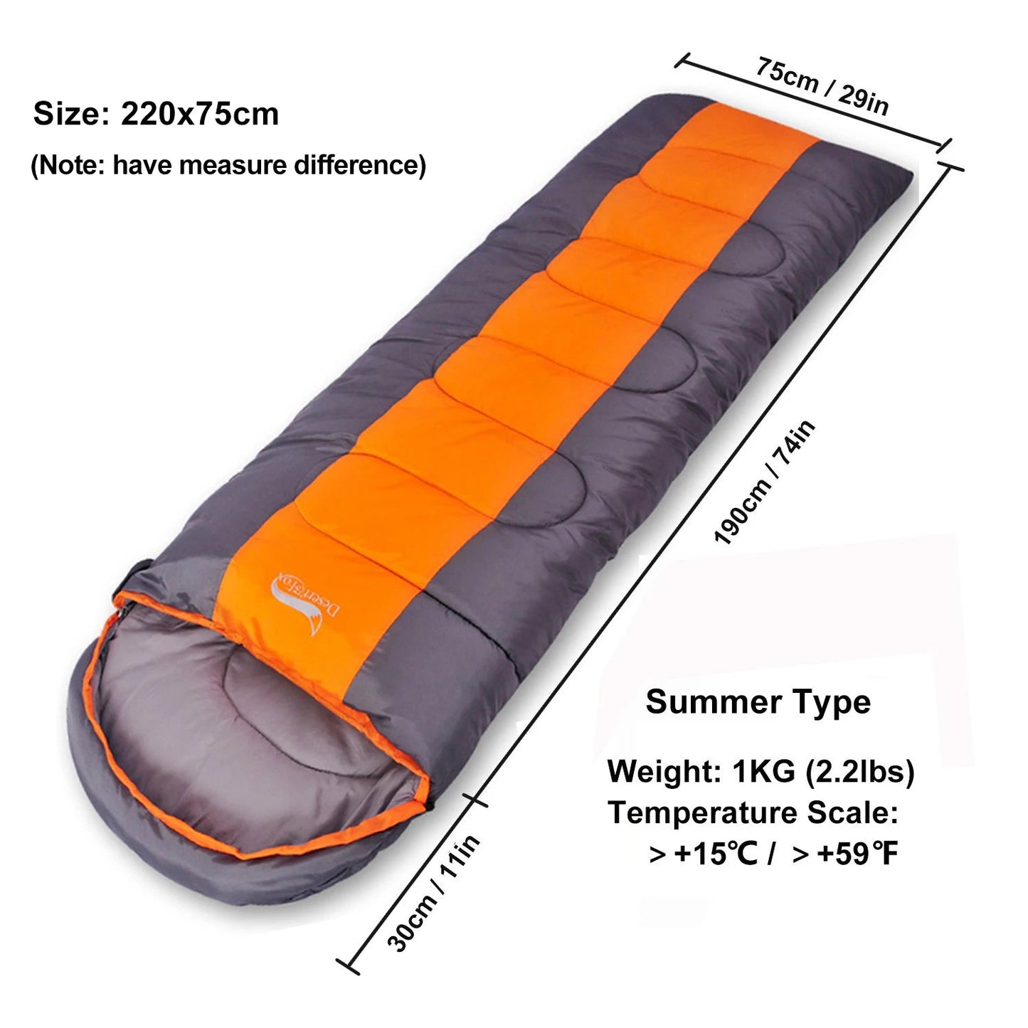 SAC DE COUCHAGE LEGER - Camping Vacances