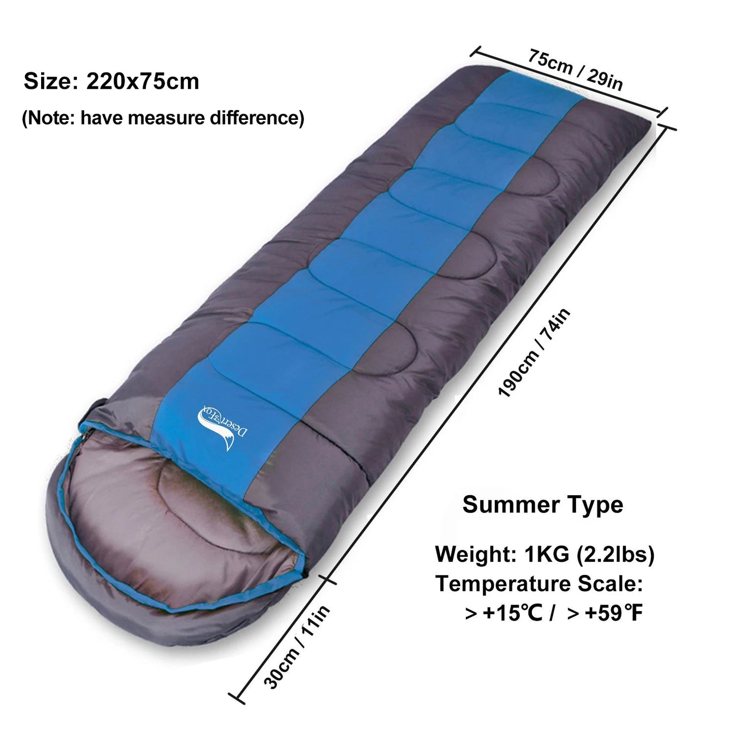 SAC DE COUCHAGE LEGER - Camping Vacances