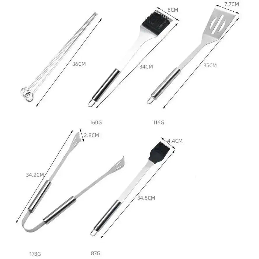 BARBECUE | kit 20 pièces - Camping Vacances