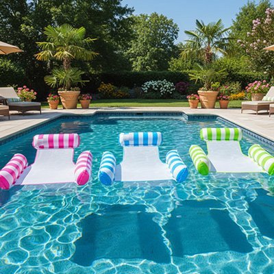 FAUTEUIL GONFLABLE PISCINE - Camping Vacances