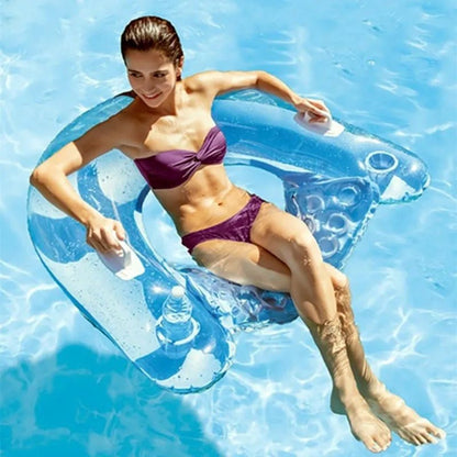 FAUTEUIL PISCINE GONFLABLE | Ultra Confort - Camping Vacances