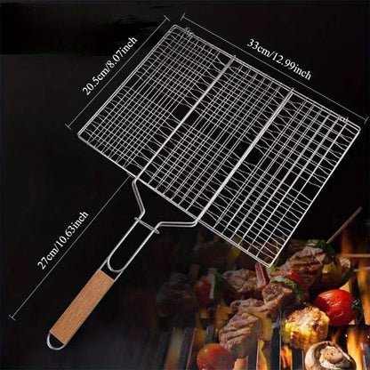 GRILLE BARBECUE | Robuste Antiadhésive - Camping Vacances