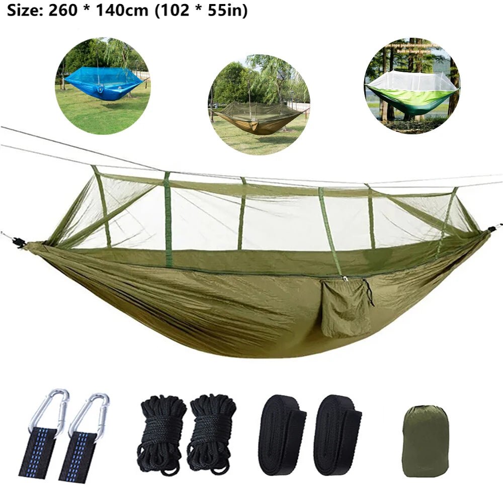 HAMAC MOUSTIQUAIRE | Ultra - léger - Camping Vacances