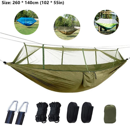 HAMAC MOUSTIQUAIRE | Ultra - léger - Camping Vacances