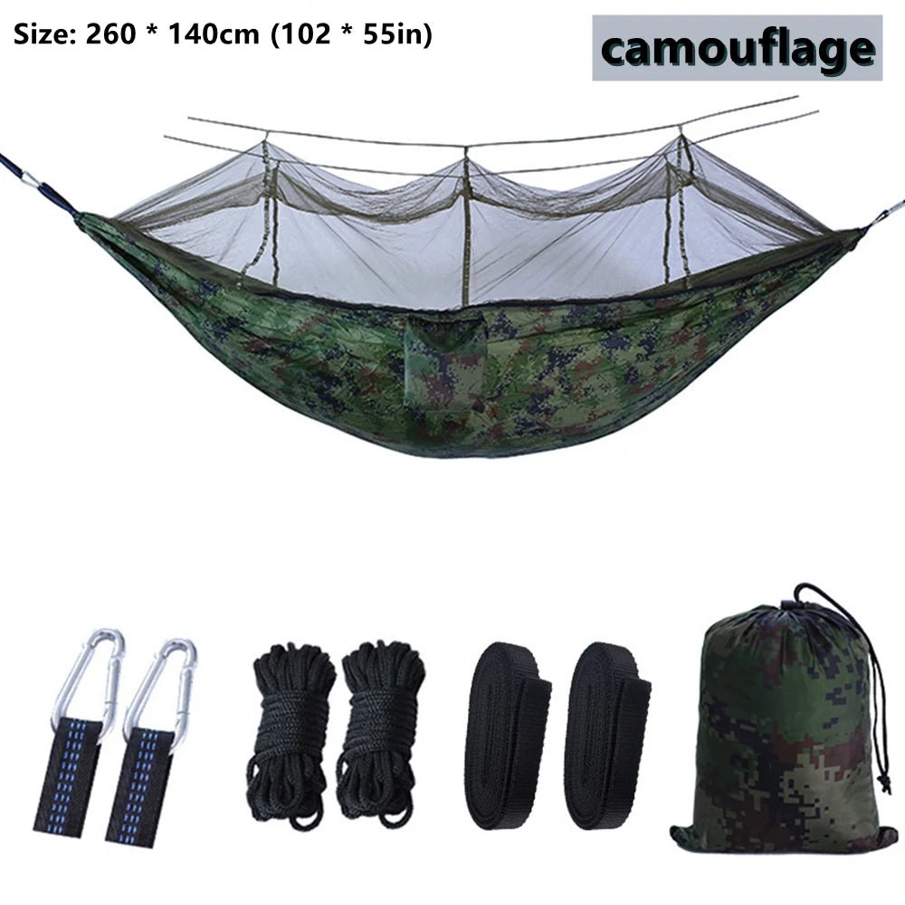 HAMAC MOUSTIQUAIRE | Ultra - léger - Camping Vacances
