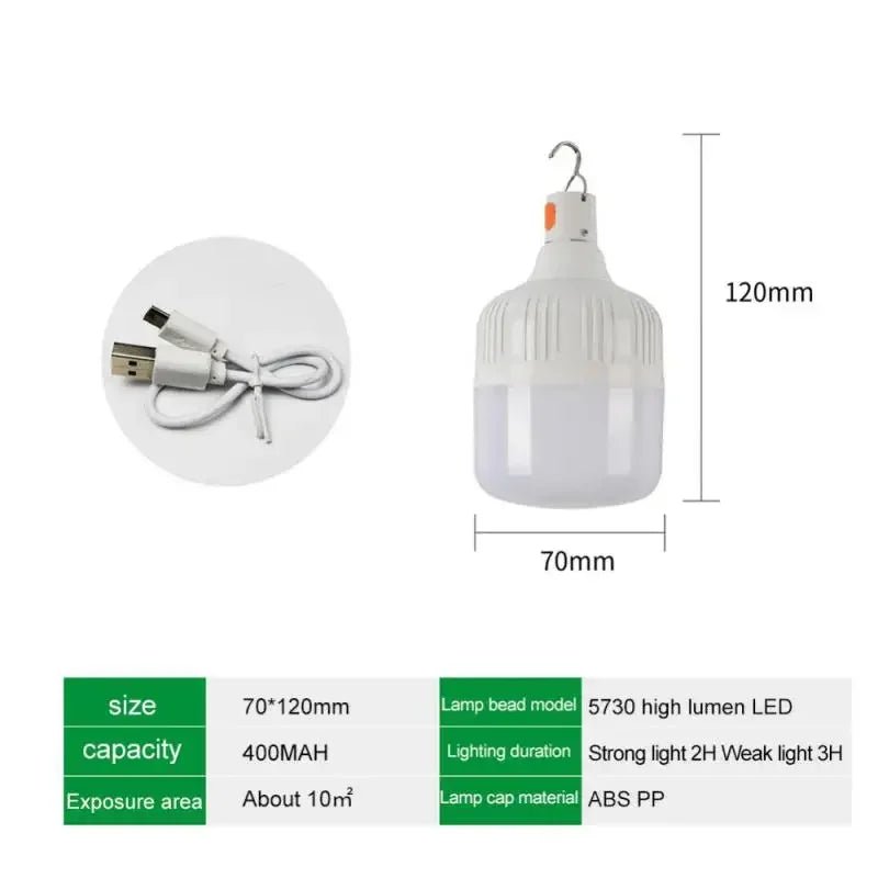 LAMPE RECHARGEABLE - Camping Vacances