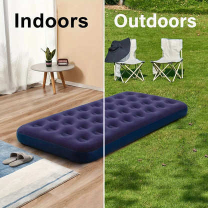 MATELAS GONFLABLE 2 personnes | Gonflage Rapide - Camping Vacances