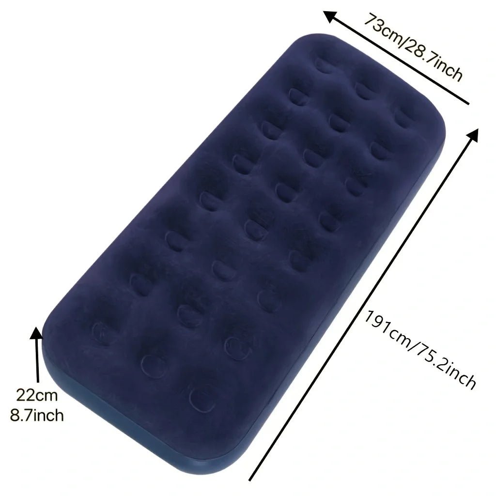 MATELAS GONFLABLE 2 personnes | Gonflage Rapide - Camping Vacances