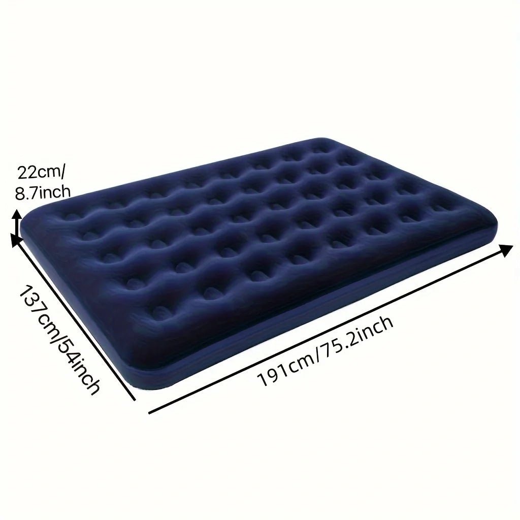 MATELAS GONFLABLE 2 personnes | Gonflage Rapide - Camping Vacances