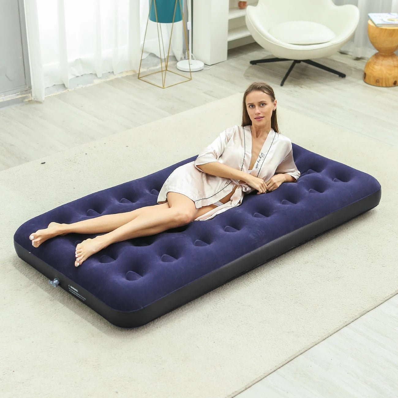 MATELAS GONFLABLE 2 PERSONNES | Ultra Confort - Camping Vacances