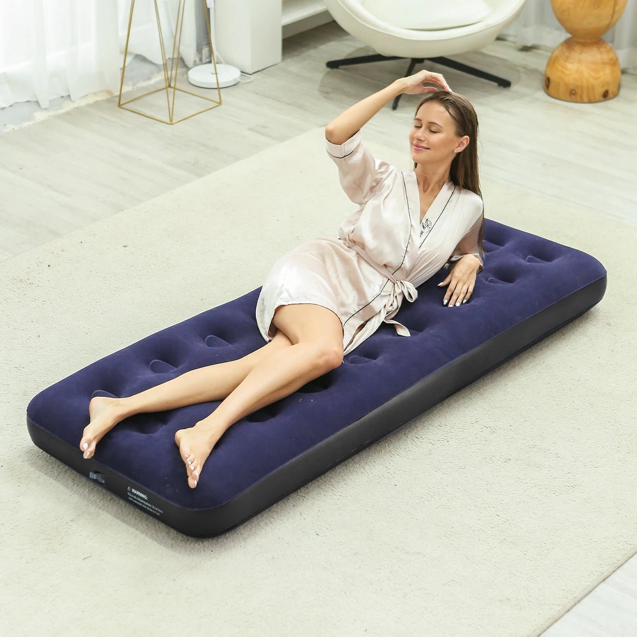 MATELAS GONFLABLE 2 PERSONNES | Ultra Confort - Camping Vacances