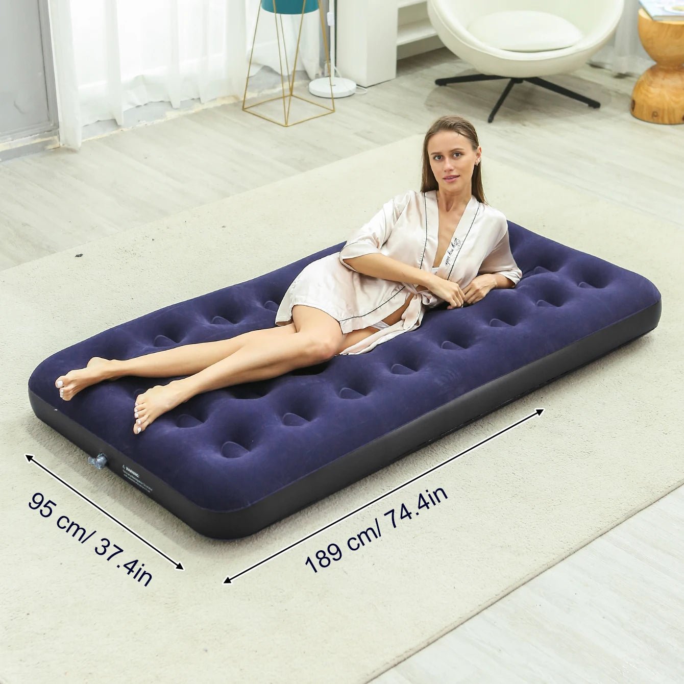 MATELAS GONFLABLE 2 PERSONNES | Ultra Confort - Camping Vacances