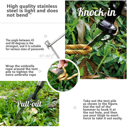 PIQUET DE TENTE DE CAMPING - Camping Vacances