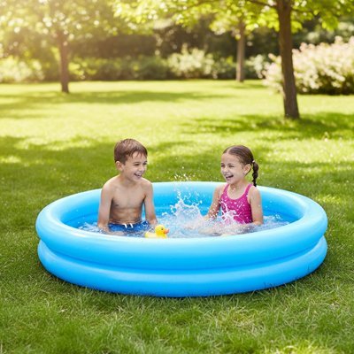 PISCINE GONFLABLE | Familiale Été - Camping Vacances