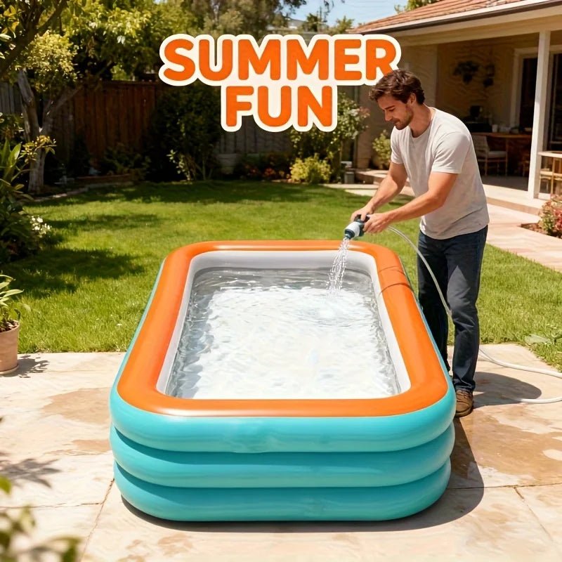 PISCINE GONFLABLE | familiale rafraichissante - Camping Vacances