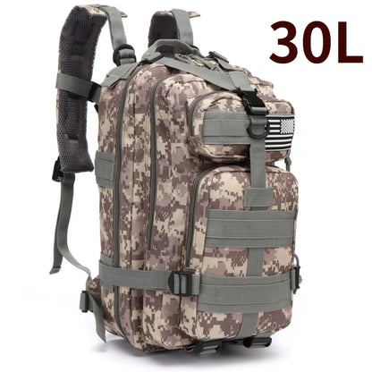 SAC A DOS MILITAIRE - Camping Vacances