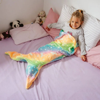 SAC DE COUCHAGE | enfant sirene - Camping Vacances
