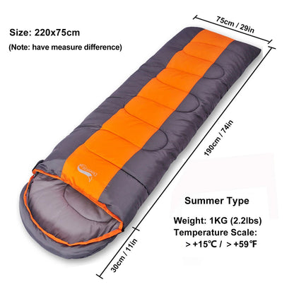 SAC DE COUCHAGE LEGER - Camping Vacances