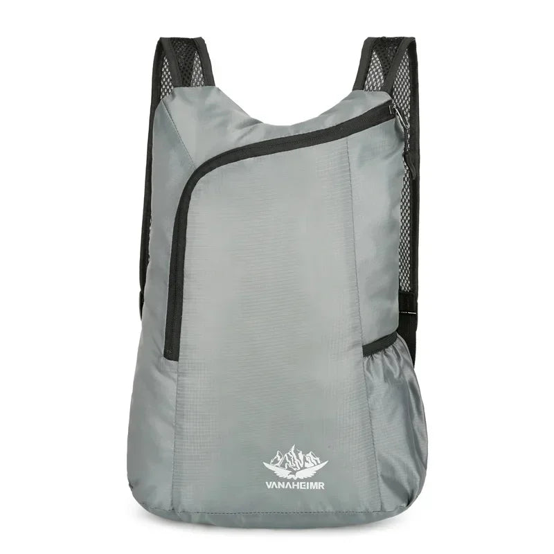 sac a dos velo gris
