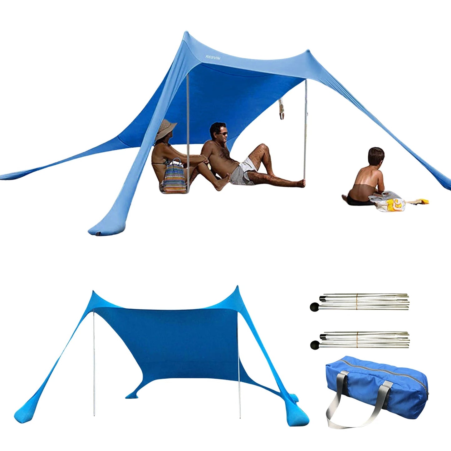 TENTE DE PLAGE 2 - Camping Vacances