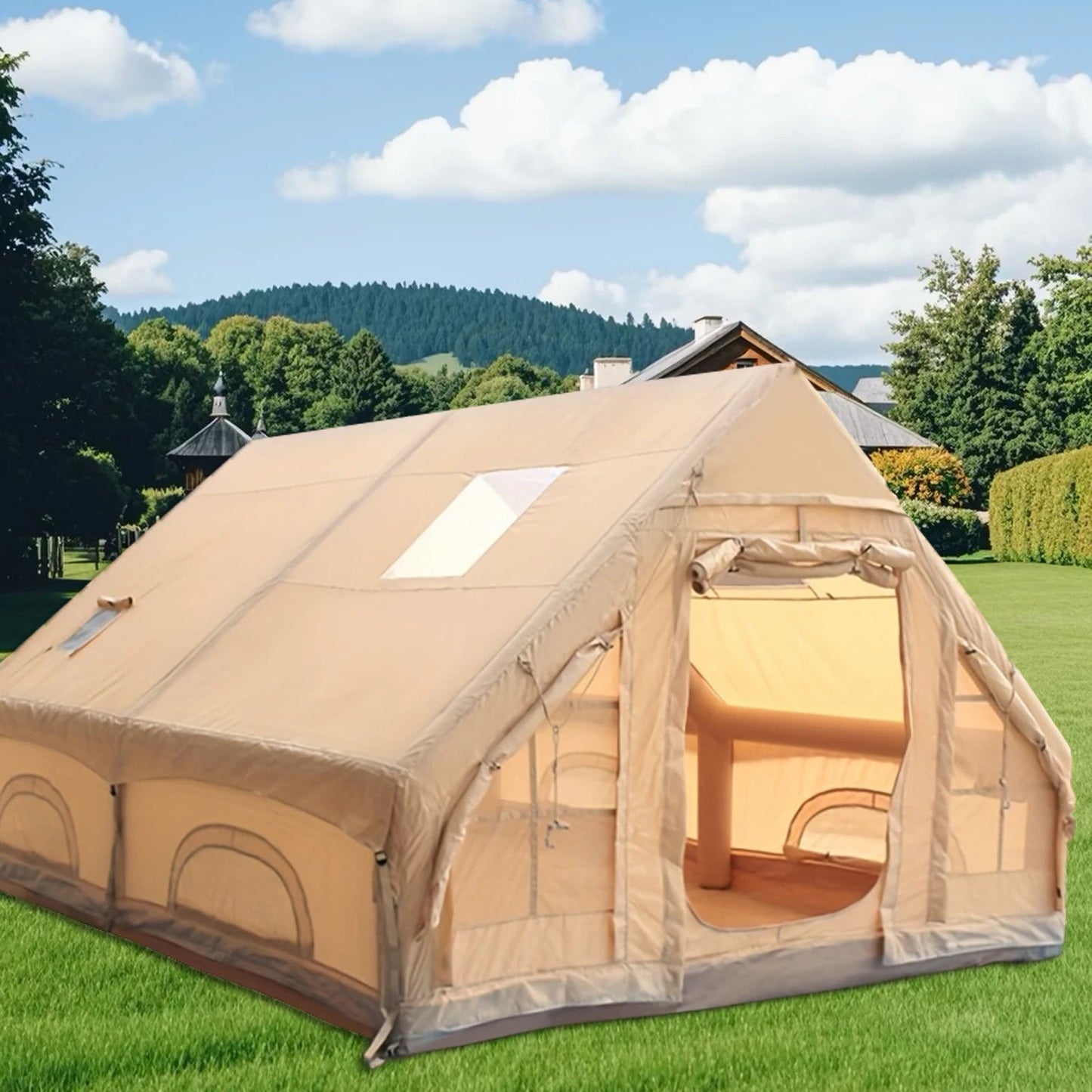 TENTE GONFLABLE 4 - 8 PERSONNES - Camping Vacances