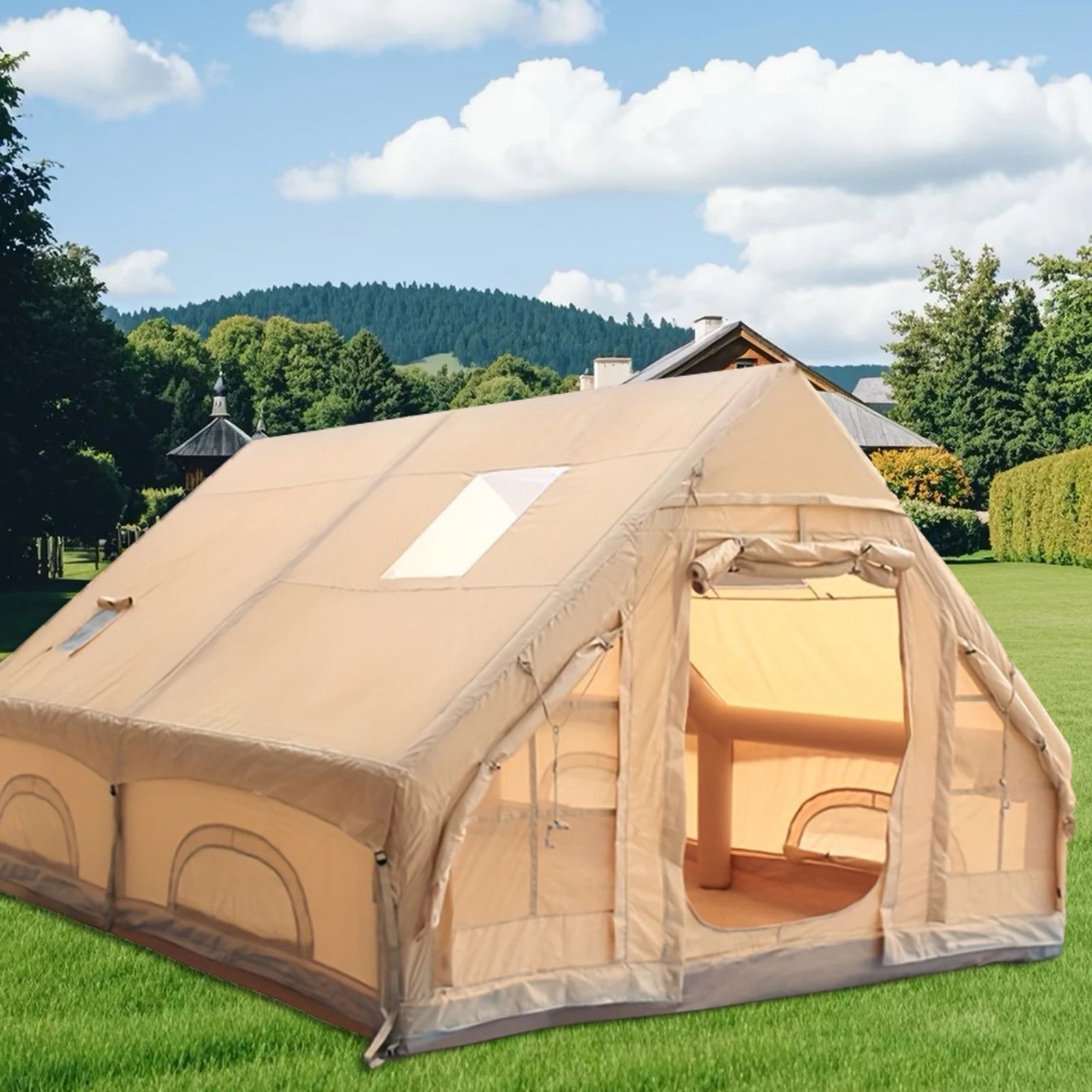 TENTE GONFLABLE 4 - 8 PERSONNES - Camping Vacances