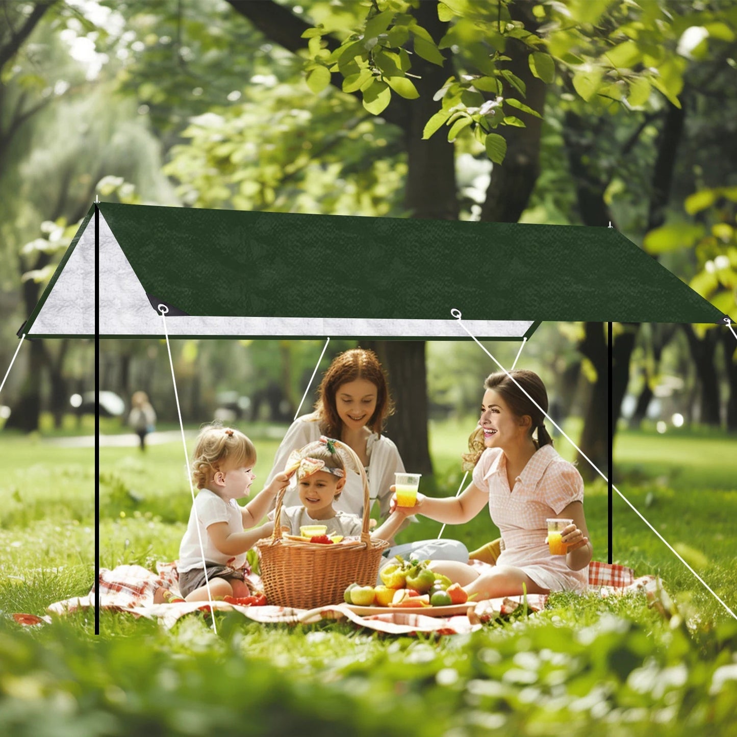 TOILE D'OMBRAGE - Camping Vacances